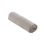 Drap housse 140 x 190 cm coton lavé bonnet 30 cm Stonalia Taupe