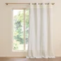 Lot de 2 Rideaux à Œillets Vertis - 140 x 240 cm - Polycoton Uni avec Franges