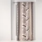 rideau a oeillets 140 x 260 cm polyester imprime metallise kalahari