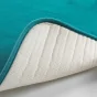 Contour wc microfibre 45*45cm vitamine Bleu/emeraude