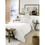 Housse de couette chaude en flanelle 140 x 200 cm Candice Blanc
