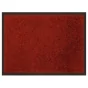 Tapis rectangle 50 x 80 cm anti-poussiere uni telio Rouge