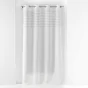 Panneau a oeillets 140 x 240 cm voile tisse+top raye medina Sans