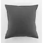 Pack 4 pcs housse de couette 240 x 220 cm  en flanelle de coton Candice Anthracite