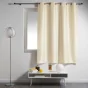 Lot de 2 rideaux spécial petites fenêtres 140 x 180 cm Essentiel Naturel