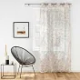 Panneau a oeillets 140 x 280 cm voile sable imprime alma Naturel