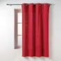 Rideau petite hauteur 135 x 180 cm coton/polyester recyclé Twily Rouge