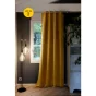 Lot de 2 Rideaux grande hauteur occultant + isolant phonique polaire L140 x H280 cm Inuit Jaune