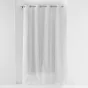 Panneau a oeillets 140 x 240 cm voile sable brode colyne Sans
