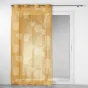 Voilage a oeillets 140 x 280 cm voile sablé imprimé Esquisse Camel