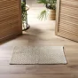 Tapis rectangle 50 x 80 cm coton/polyester tisse lazaro Sans