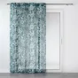 Panneau a oeillets 140 x 280 cm voile sable imprime milady Bleu