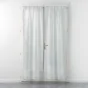 Paire droite passe tringle 2 x 70 x 200 cm voile sable applique filiane Blanc