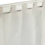 Paire droite passants 2 x 60 x 160 cm voile sable brode galactee Taupe