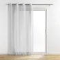 Voilage a oeillets 140 x 240 cm aspect brillant Sunline Gris/argent