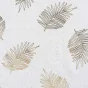 Panneau a oeillets 140 x 280 cm voile sable imprime metallise sunny gold Sans