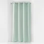 Voilage à oeillets petite hauteur 140 x 180 cm voile tissé Soane Vert menthe