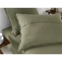 Taie d'oreiller flanelle 50 x 70 cm candice romarin Kaki
