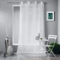 Lot de 2 voilages 140 x 240 cm polycoton uni Mitsy Blanc