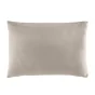 Taie d'oreiller forme sac 50 x 70 cm microfibre unie oscar Naturel