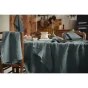 Nappe rectangle 170 x 350 cm lin lavé soline ardoise Gris foncé
