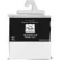 Lot de 2 Taies d'oreiller 63 x 63 cm en percale uni 78 fils Blanc