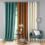 Rideau a oeillets 140 x 260 cm velours cotele uni casual Sauge