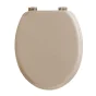 Abatt. wc charnieres plastique 18 pouces mdf uni vitamine sdb Taupe