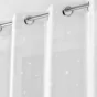 Panneau a oeillets 140 x 240 cm voile sable phosphorescent fluo night Blanc
