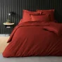 Taie de traversin 85 x 185 cm percale uni 78 fils percaline  +p. bourdon Tomette