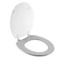 Abattant wc charnieres metal 37.5 x 46 cm mdf imprime Amber