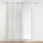 Panneau a oeillets 137 x 280 cm voile sable imprime farandole Naturel