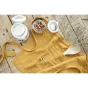 Tablier gaze de coton 45 x 80 cm gaia safran Jaune