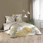 Pack parure de couette 240 x 220 cm Mogador + drap housse 140 x 190 x 30 Jaune