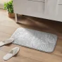 Tapis de bain 45 x 75 cm microfibre imprimee amber des. place Sans