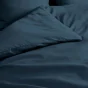 Housse de Couette Marine en Percale de Coton - Douceur et Élégance 240 x 220 cm