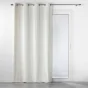 Rideau occutant 140 x 240 cm en velours relief Analia Naturel