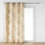 douceur d'intérieur, Rideau à Oeillets (140 x 240 cm) Dune, Coton/Polyester Imprimé