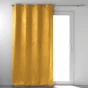 Rideau grande hauteur 135 x 280 cm occultant velours frappé Melodie Ocre