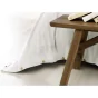 Pack 4 pcs housse de couette 240 x 220 cm  en flanelle de coton Candice Blanc