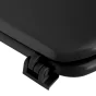 Abatt. wc charnieres plastique 18 pouces mdf uni vitamine sdb Noir