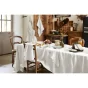 Nappe rectangle 170 x 350 cm lin lavé soline craie Blanc