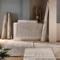 Tapis rectangle 120 x 170 cm tissé plat relief Ezio
