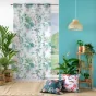 Panneau a oeillets 140 x 240 cm voile sable imprime feerie Blanc