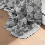 Rideau a oeillets 140 x 260 cm jacquard Caelia Gris