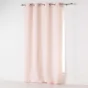 Rideau uni 140 x 260 cm Absolu en microfibre Rose