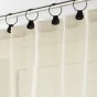 Panneau a anneaux 140 x 240 cm voile tisse linka Naturel