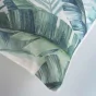 Coussin dehoussable compresse 45 x 45 cm polyester/lin imprime native des. place Sans