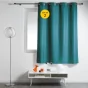 Lot de 2 rideaux spécial petites fenêtres 140 x 180 cm Essentiel Bleu pétrole