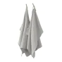 Lot de 2 essuie-mains gaze de coton 50 x 70 cm nuage Gris
